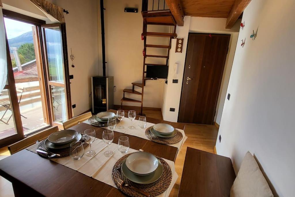 Attico E Super Attico Panoramico Apartamento Rocca di Cambio Exterior foto