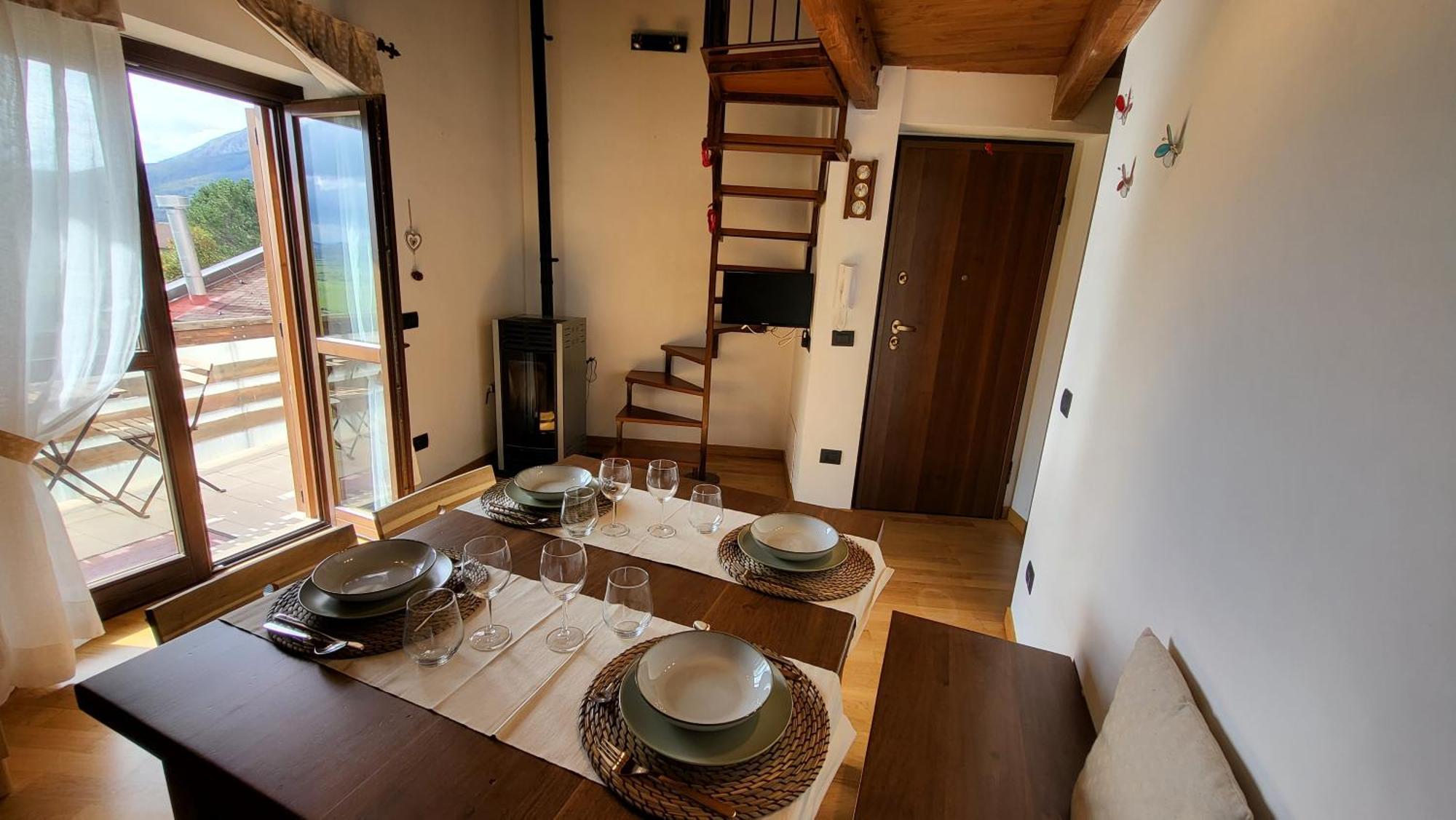 Attico E Super Attico Panoramico Apartamento Rocca di Cambio Exterior foto